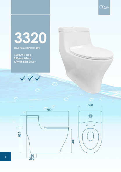 Toilet Bowl- Velin 3320